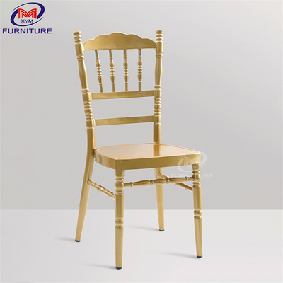 เก้าอี้ Chiavari ทองคําที่สวยงามสําหรับงานแต่ง CB T5237-93 มาตรฐาน