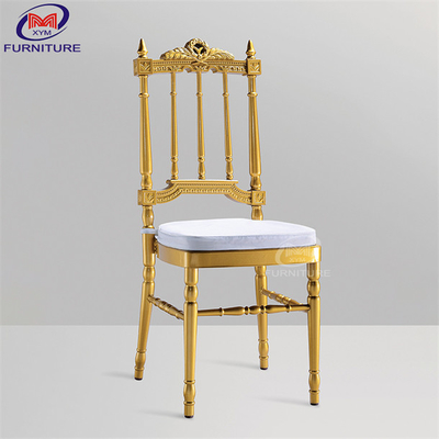 อัลลูมิเนียมเหล็ก หรูหรา อาหารมื้อเย็น Chiavari ที่นั่ง ภูมิอุณหภูมิสูง